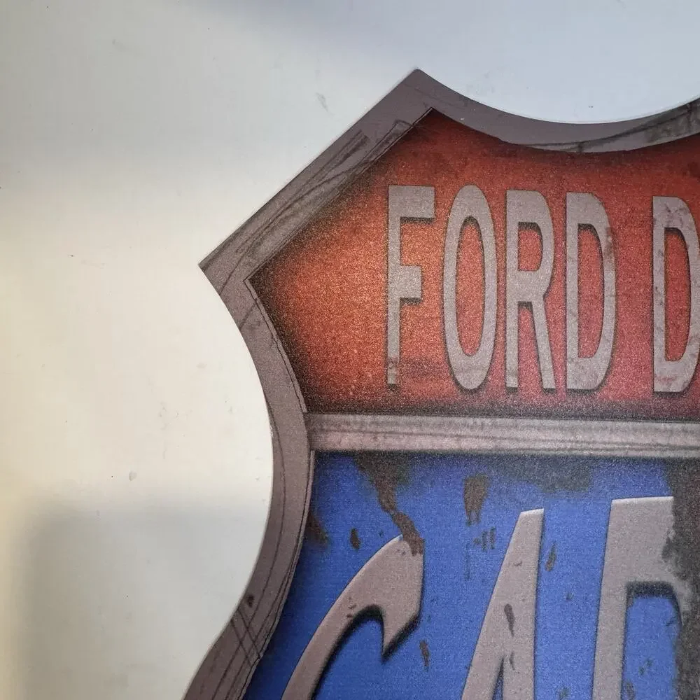 Ford Doctor's Garage Shield Shaped Sign Tin Sign Shop for Man Cave Garage Shop
